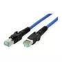 Cabo de patch EasyLan VarioBoot Cat.6A S/FTP azul 1,0 m