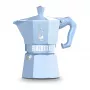 Bialetti MOKA EXCLUSIVE Cafeteira Italiana para Placa 3 Chávenas Azul Claro (9061)
