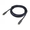 Equip Cabo Ótico Ativo (AOC) USB-C 3.2 para USB-C 8K 60W PD 10m Preto