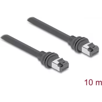 Delock cabo de patch RJ45 Cat.6 compatível com Starlink Gen3 - 10 m cinzento