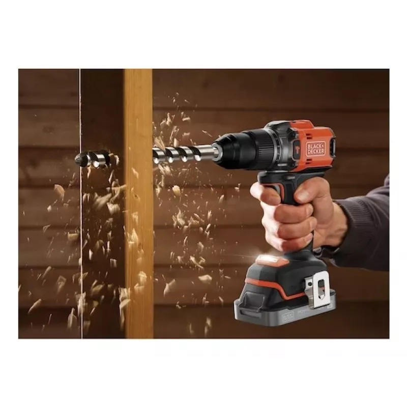 Black & Decker BLD683XN-XJ berbequim de percussão sem fios sem escovas 18V, Solo (sem bateria)