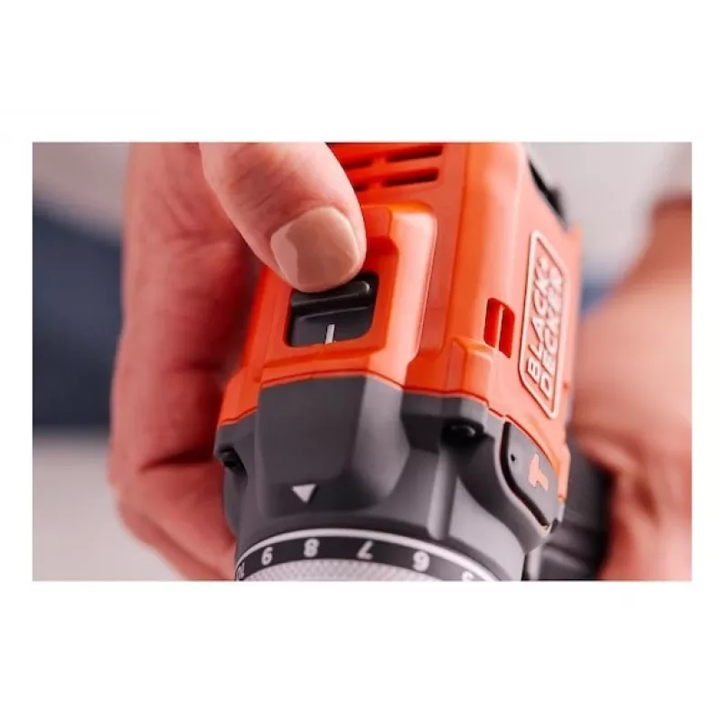 Black & Decker BLD683XN-XJ berbequim de percussão sem fios sem escovas 18V, Solo (sem bateria)