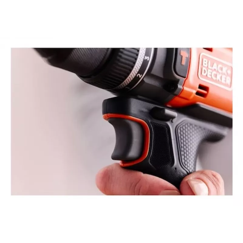 Black & Decker BLD683XN-XJ berbequim de percussão sem fios sem escovas 18V, Solo (sem bateria)