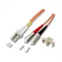 EFB-Elektronik Cabo de Patch de Fibra Ótica LC-SC OM2 1m LSZH Laranja