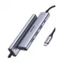 UGREEN CM478 Hub USB-C 5-em-1 100W PD 1x HDMI 1x USB-C PD IN 2x USB-A 2.0 1x USB-A 3.0