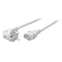 EFB Elektronik Cabo de Alimentação Schuko 90° para C13 180° Branco 1,8 m 3x0,75 mm²