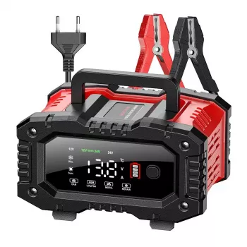 EXTRALINK Carregador de Bateria de Carro Inteligente com Modo de Reparação AGM 12V 24V 20A