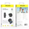 AWEI MK3 Duo Microfone Lavalier Sem Fios Preto