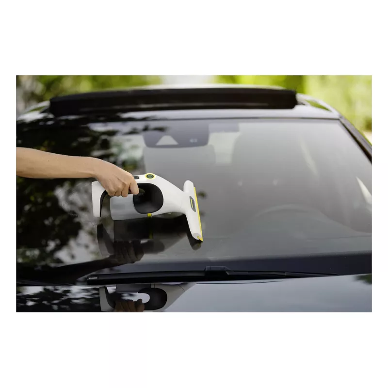 Kärcher WV 1 Compact Care Aspirador de Vidros, Iões de Lítio, 25 min de Autonomia, Depósito de 100 ml, Amarelo/Preto