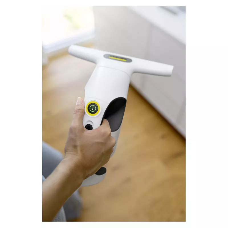 Kärcher WV 1 Compact Care Aspirador de Vidros, Iões de Lítio, 25 min de Autonomia, Depósito de 100 ml, Amarelo/Preto