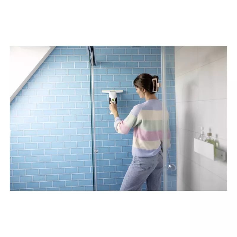 Kärcher WV 1 Compact Care Aspirador de Vidros, Iões de Lítio, 25 min de Autonomia, Depósito de 100 ml, Amarelo/Preto