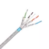 EXTRALINK CAT6A F/FTP Cabo Indoor Twisted Pair 50m Cinzento