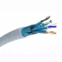 EXTRALINK CAT6A F/FTP Cabo Indoor Twisted Pair 50m Cinzento