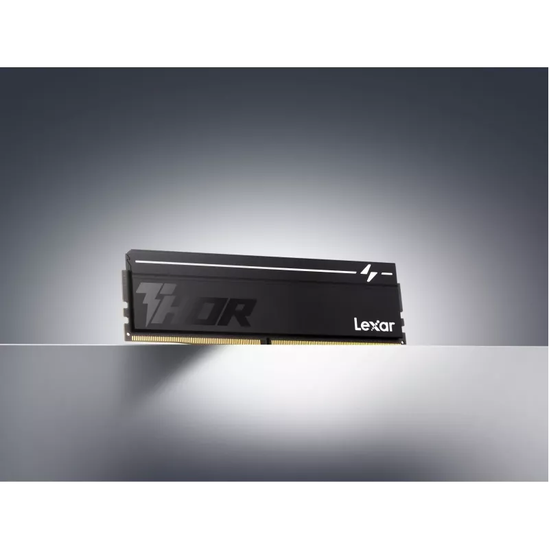 Lexar THOR 2ª Geração 32GB (2x16GB) DDR5 6000MHz CL38 RGB Memória Desktop Preta