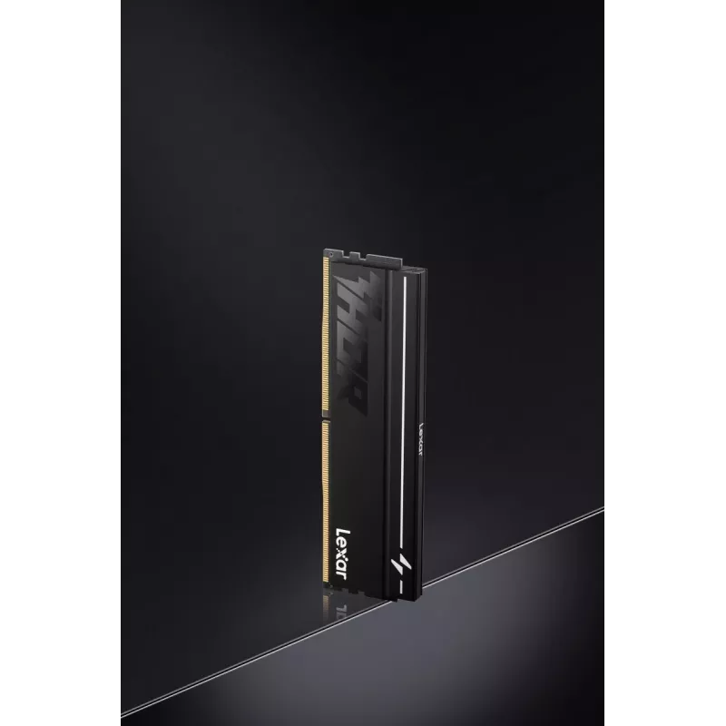 Lexar THOR 2ª Geração 32GB (2x16GB) DDR5 6000MHz CL38 RGB Memória Desktop Preta