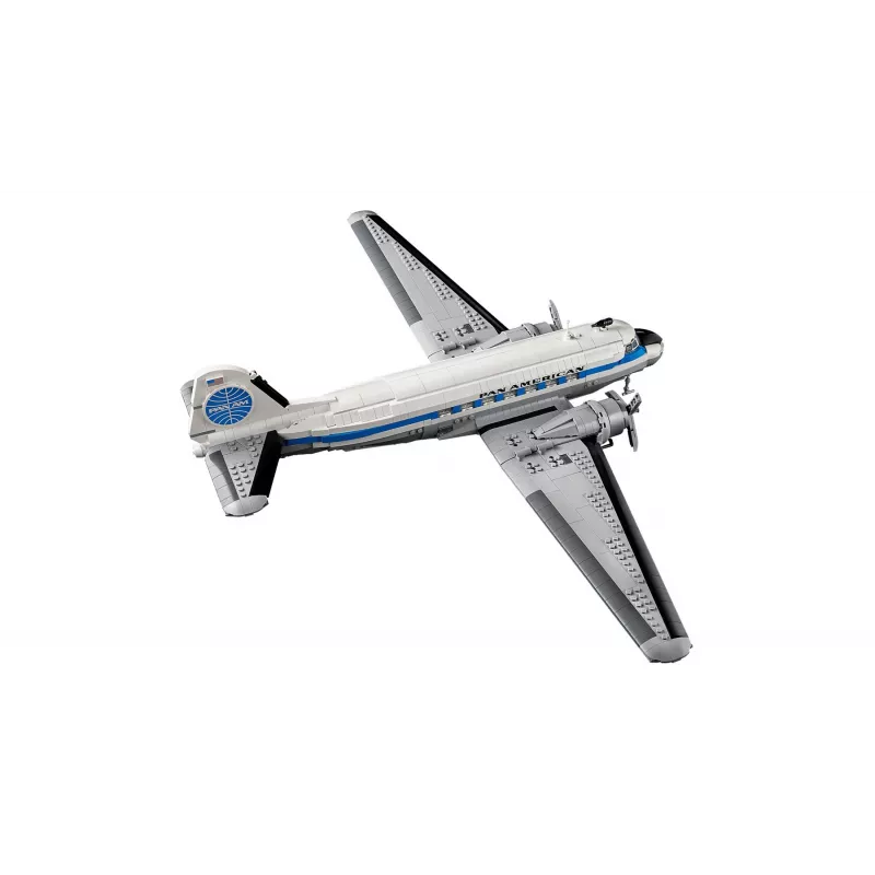 LEGO Icons 11378 Douglas DC-3 PAN AM Avião de Passageiros Kit de Construção (2500 Peças)