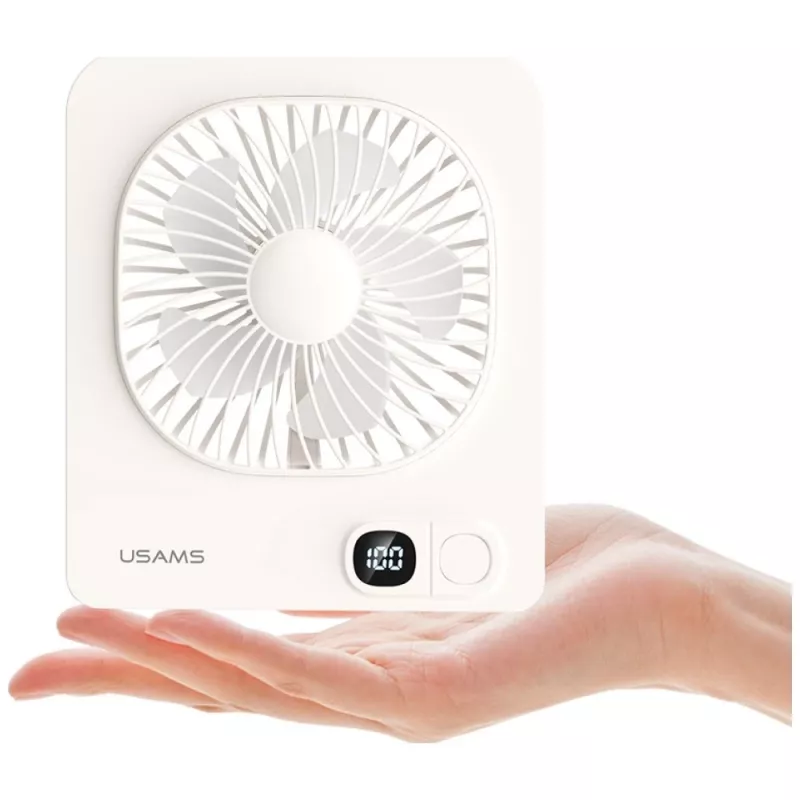 USAMS ZB363 Ventilador de Mesa Magnético Branco