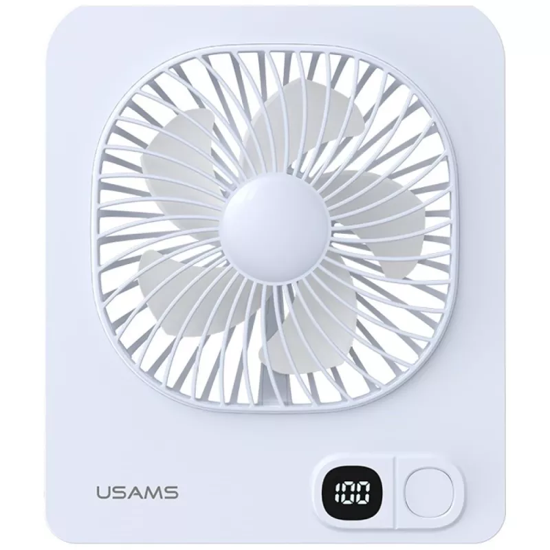 USAMS ZB363 Ventilador de Mesa Magnético Azul