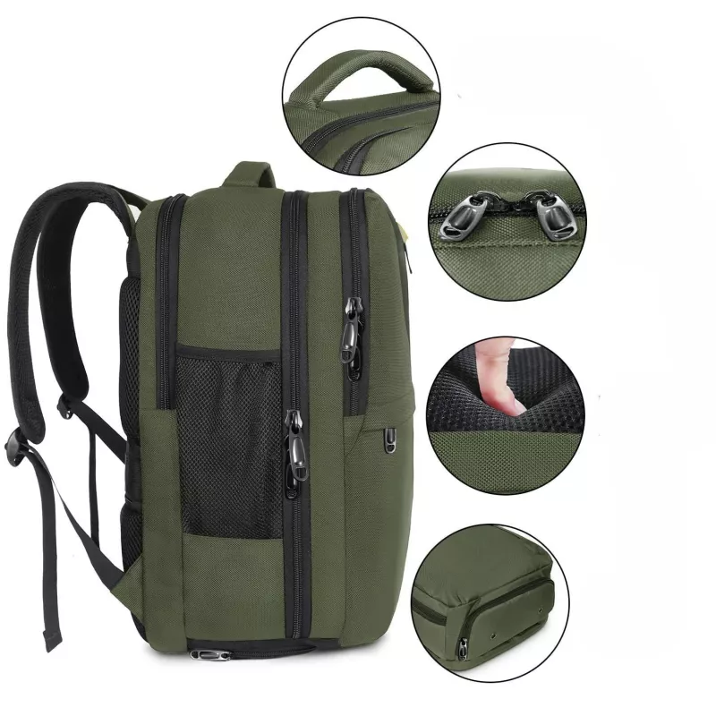Black Forest KM04 Mochila de viagem de cabine 50x20x33 cm verde