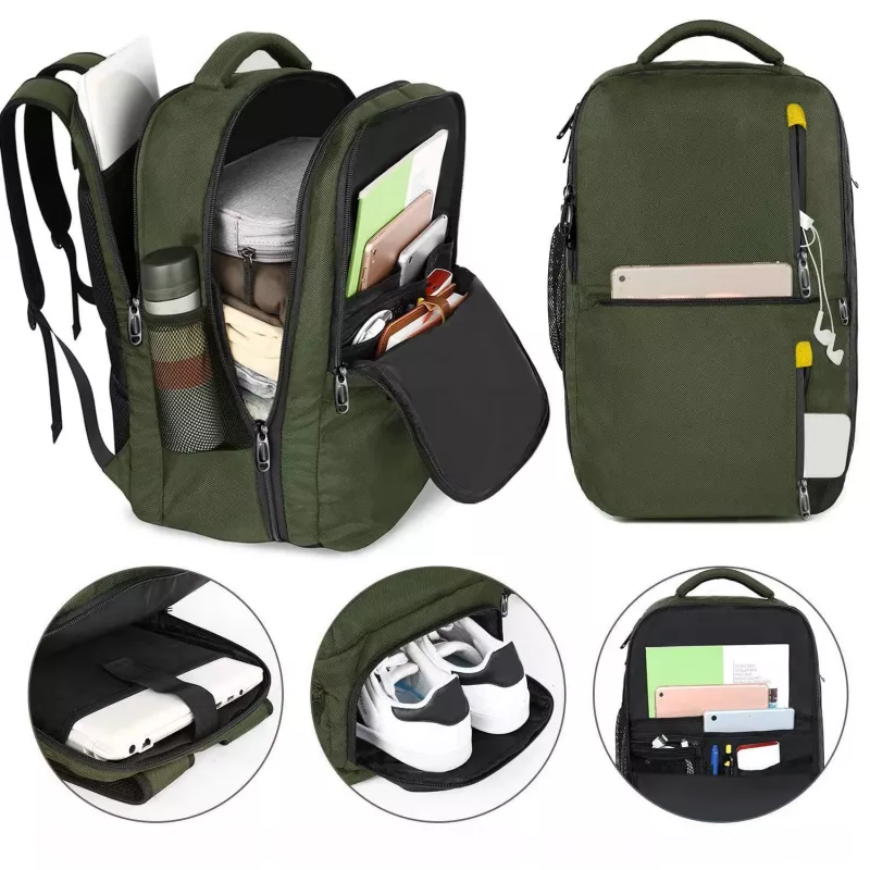 Black Forest KM04 Mochila de viagem de cabine 50x20x33 cm verde