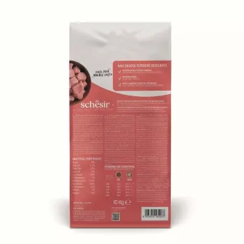 SCHESIR Sterilized com presunto comida seca para gato 10kg
