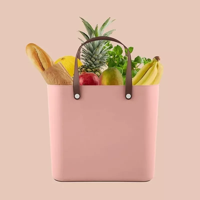 Rotho Multibag Albula Style 25L caixa de arrumação, Meadow Rose