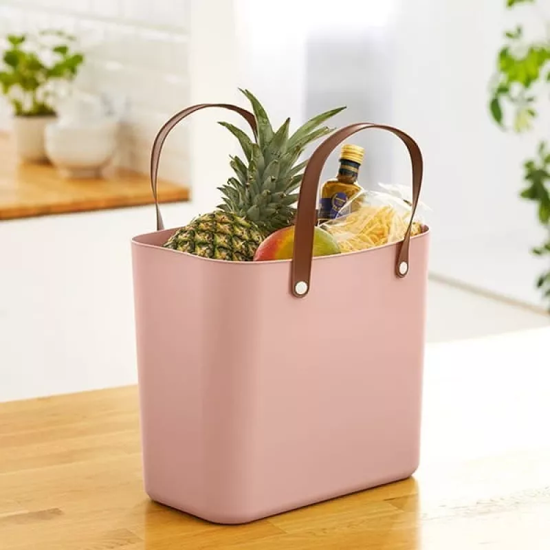 Rotho Multibag Albula Style 25L caixa de arrumação, Meadow Rose