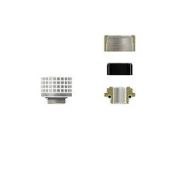 Thermal Grizzly DeltaMate acessório HT14, latão niquelado, rosca G1/4 polegadas, união reta de encaixe para tubo de 14 mm