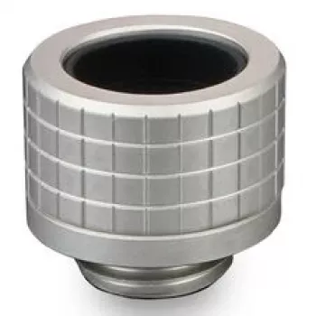 Thermal Grizzly DeltaMate acessório HT14, latão niquelado, rosca G1/4 polegadas, união reta de encaixe para tubo de 14 mm