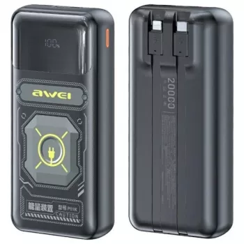 AWEI PowerBank P99K 20000mAh 22,5W preto