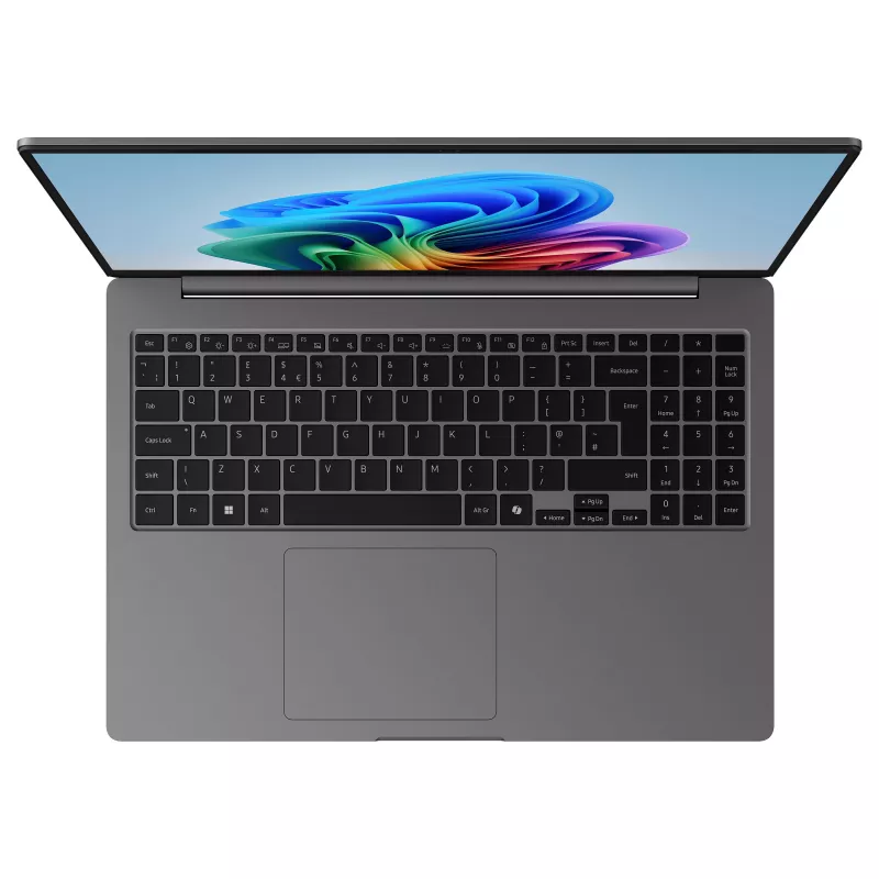 Samsung Galaxy Book6 Enterprise Edition NP744BJG-KA2DE portátil empresarial, Intel Core Ultra 5 325, 14 polegadas WUXGA, 16GB LPDDR5X, 512GB SSD, Windows 11 Pro, teclado QWERTZ alemão