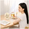AWEI F45 mini ventoinha de mesa com clipe, 1200mAh, branco