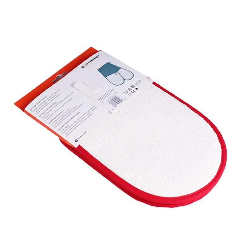 Le Creuset luva de forno dupla 89x20cm Cherry Red