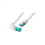 EFB Elektronik cabo de rede MK6001W.3G Cat.6a S/FTP RJ45, angular/reto, 3 m, cinzento