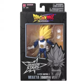 Bandai Dragon Ball Dragon Stars Vegeta SSJ3 (Daima Version) figura de ação