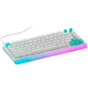 Logitech G512 X 75 teclado mecânico gaming - branco - US International - USB com fios