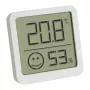 TFA Dostmann 30.5053.02.04 pack de 4 termo-higrómetros digitais brancos com zona de conforto