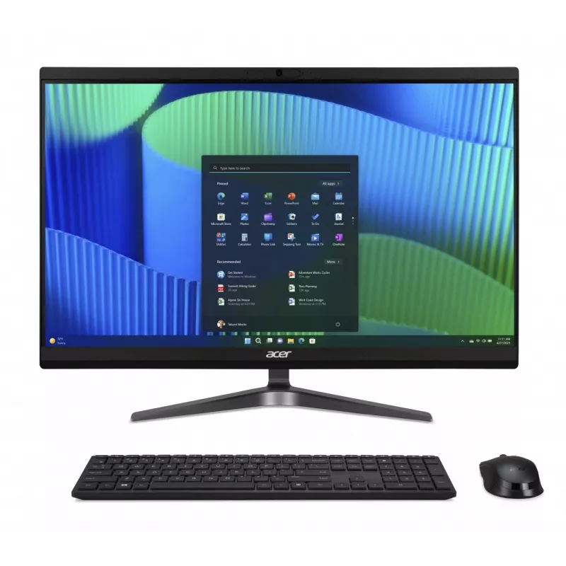 Acer Veriton Vero VZ2724G All-in-One PC, 23,8 inch FHD IPS, Intel Core i5-14400, 8GB DDR5, 512GB SSD, Windows 11 Pro, preto