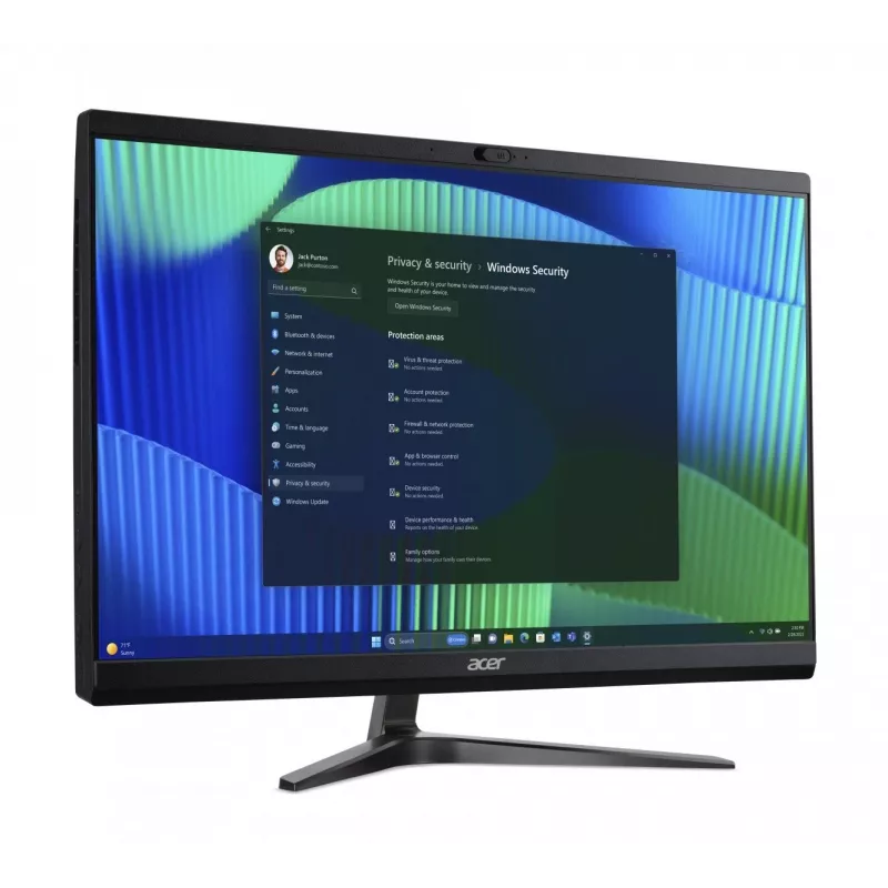 Acer Veriton Vero VZ2724G All-in-One PC, 23,8 inch FHD IPS, Intel Core i5-14400, 8GB DDR5, 512GB SSD, Windows 11 Pro, preto