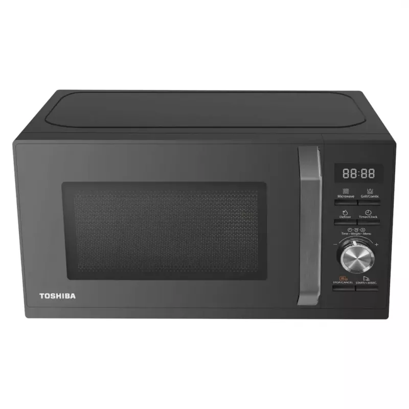 Toshiba MW3-AG25PF(BK) micro-ondas combinado 25L 900W com grelhador, preto