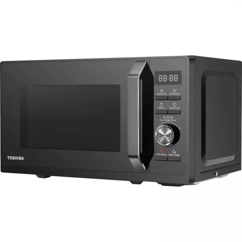 Toshiba MW3-AG25PF(BK) micro-ondas combinado 25L 900W com grelhador, preto