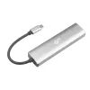 TB adaptador USB-C para RJ45 Gigabit Ethernet com 3x USB-A 3.0 e USB-C PD 100W, Space Grey