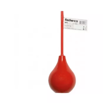 Fischer Blow-out Pump Small AB K (530881) - bomba de borracha manual para limpeza de furos, máx. 20 mm de diâmetro