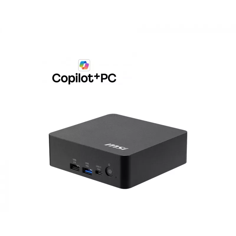 MSI Cubi NUC AI+ 3MG-005BEU Mini PC, Intel Core Ultra 5 322, sem SO, preto