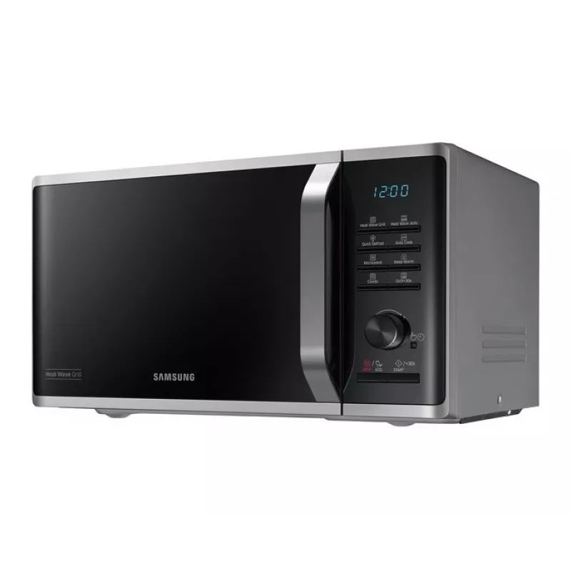 Samsung Micro-ondas MG23K3575AS/EO 23L 800W com grelhador prateado/preto
