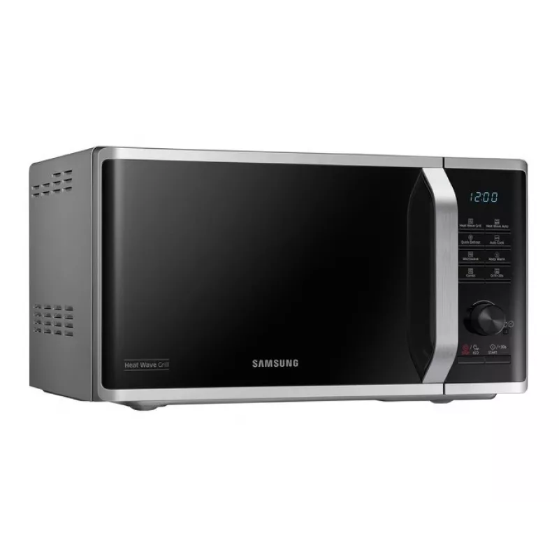 Samsung Micro-ondas MG23K3575AS/EO 23L 800W com grelhador prateado/preto