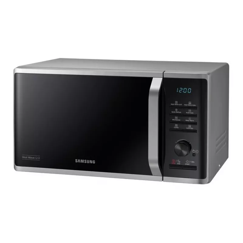 Samsung Micro-ondas MG23K3575AS/EO 23L 800W com grelhador prateado/preto