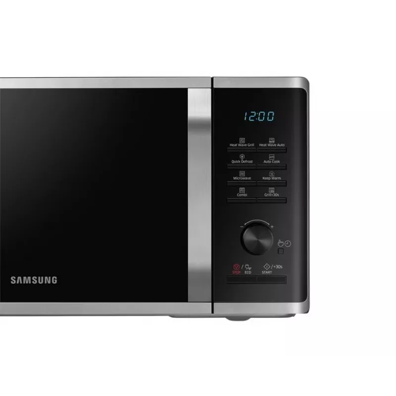 Samsung Micro-ondas MG23K3575AS/EO 23L 800W com grelhador prateado/preto