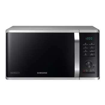 Samsung Micro-ondas MG23K3575AS/EO 23L 800W com grelhador prateado/preto