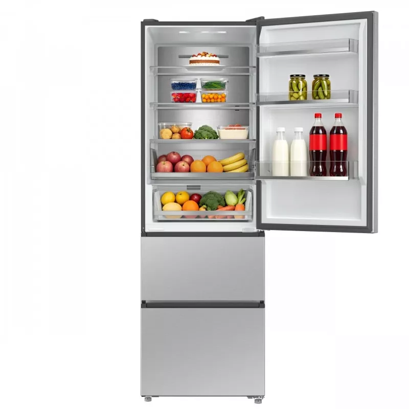 DREAME DRT400WMBEEU Combinado frigorífico-congelador multi-portas, 432 L, aço inoxidável, No Frost, classe energética F